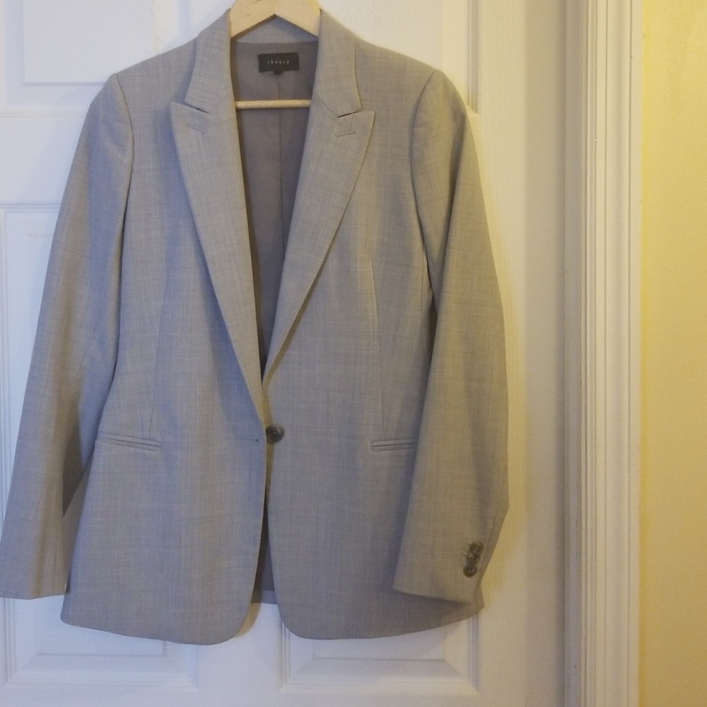 Theory suit; price is firm